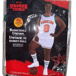 Netflix Stranger Things Basketball Uniform Hawkins High School #8 Adult XXL PLUS